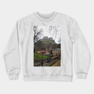 Edinburgh Castle (from Princes Street) - Scottland Crewneck Sweatshirt